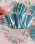 More Cuppies Powder Puff Blue Foil (Select from Pack Sizes)