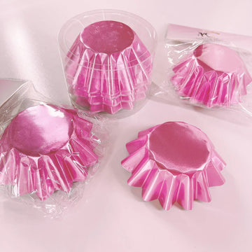 More Cuppies Fairy Floss Pink Foil (Select from Pack Sizes) image 1