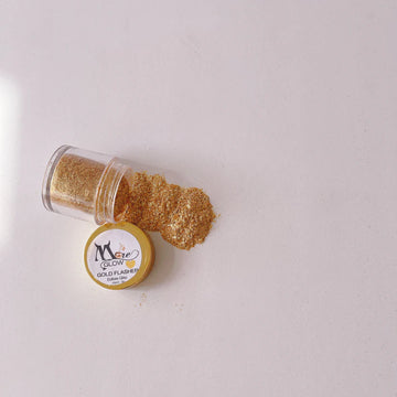 More Glow Gold Flasher Edible Glitter Dust