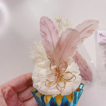 More Cuppies Powder Puff Blue Foil (Select from Pack Sizes) image 2