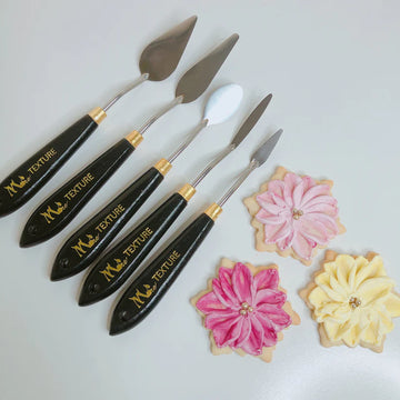 More Texture - Custom Professional 5 Piece Palette Knife Set image 1